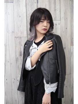 アールイーノウン 阿倍野区昭和町店(re; nown) 大人可愛い20代30代40代インナーカラー小顔ウルフレイヤーボブ