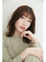 フィガロ デュデュ 新石切店(Figaro DOU DOU) 【FIGARO】透明感溢れるウルフミディアム