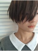 〈mielhair新宿〉クール　前下がり　ショート　アッシュ