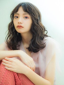 カナン 銀座(CANAAN) 大きめカール グレージュヘア