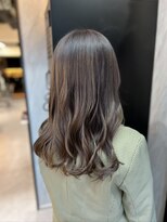 ヴァイス 渋谷店(VAICE)&nbsp;グレージュカラー/艶カラー[渋谷/ケアブリーチ/韓国へア/前髪］