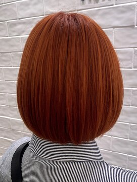 ロンドエニカ 大宮(Lond enika) 大人ガーリーオレンジショート