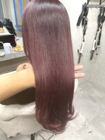 ランド 千葉(land)&nbsp;レッドピンク　イルミナ　ブリーチなしカラー