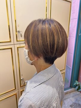 エイムコーゾー美容室(AiM KOZO) 【50代・60代】ミセスハイライト/加藤大樹