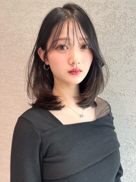 ロンド アンブル 四条烏丸(Lond ambre) 【Lond ambre】五島巨幹 ミディアムヘア/前髪/フェイスレイヤー