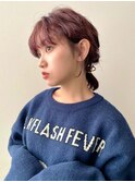 暖色カラー*チェリーピンクカラー*デザインカラー*ヘアアレンジ