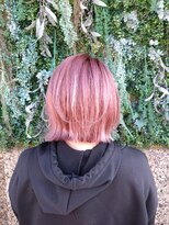 ノーブルヘアー(NOBLE HAIR) ピンク×ボブ