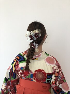 カッツ 駅家店(CUT S) ヘアセット編み下ろし