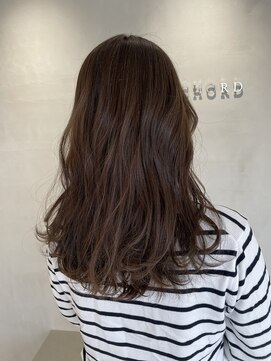 コード(Chord) 【nakajima】ダークベージュ×ロング