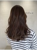 【nakajima】ダークベージュ×ロング