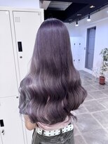 ペレ 栄店(PELE)&nbsp;デザインカラー/レイヤーカット/ウェットヘア/オリーブベージュ