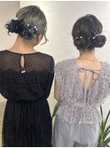 kana ヘアセット おだんごツイン