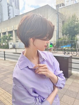 トッカ ヘアアンドトリートメント 難波店 小顔似合わせカット愛されクールショート20代/30代40代50代/難波