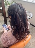リボンハーフツイン