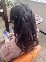 ヘアーアンドライフミルコ(miRuko) リボンハーフツイン