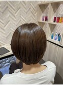 丸みショートボブ