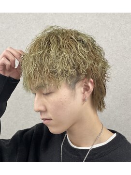 リベルテ 上板橋(liberte) ブリーチパーマ×波スパイラル