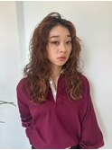 シースルーマッシュミルクティーベージュハンサムショート