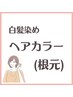 白髪染めカラー　リタッチ　《根元から3cmまで》