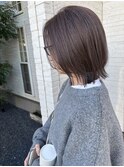 白髪ぼかし　シークレットハイライト　くびれボブ