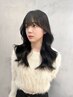 前髪・顔周り縮毛矯正＋カット＋カラー＋1ステップトリートメント