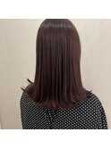 【&ONE 自由が丘】ピンクラベンダー×切りっぱなしミディアム