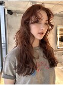 クラゲヘアー/小顔に見せるヘア/ココアベージュ/銀座