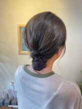 アンリルヘア(enrire hair.) オリーブグレージュカラー