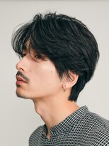 フィフス 栄(fifth)&nbsp;名古屋栄フェザーパーマメンズセンターパートニュアンスパーマ