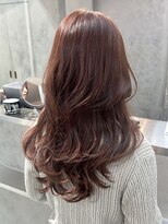 ヴェイン 渋谷(vain)&nbsp;秋カラー透明感カラーくびれ巻きレイヤーカット