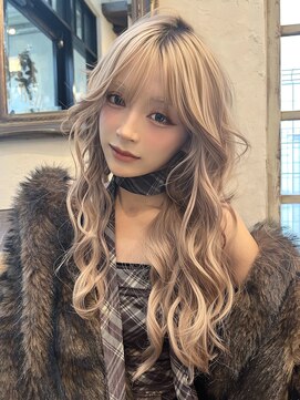 ベル 表参道Terrace(Belle) ローライト/ホワイトブロンド/エクステカラー/インナーカラー★