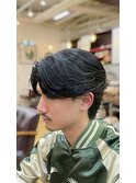 MEN’S HAIR/サーフカール/刈り上げセンターパート/柏駅