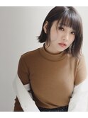 外ハネ地毛風カラー