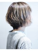 大人ハイライトボブ◎30代40代50代60代