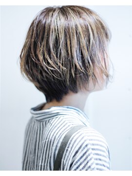 ラポール 柏店(RAPPOR) 大人ハイライトボブ◎30代40代50代60代