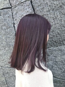 ブレス ヘアー リーベ(Bless HAIR Liebe) 20代30代40代/大人かわいい/ピンクアッシュ/艶感ストレート