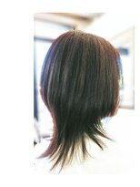 ヘアー リ ミックス(HAIR Re-MIX)&nbsp;【ブログ投函日　2020/6/7】サイド短めのミディアムウルフ♪