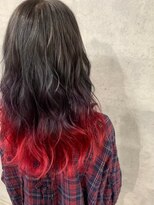 アンダーバーホワイト 静岡店(_WHITE)&nbsp;ブラック×レッド