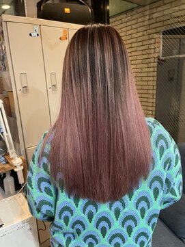 ラフ(LAFF) #黒髪#ボブルフ#ネビージュ#小顔#ワンレン