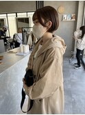 ショートボブ◎マロンベージュ