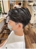 メンズのツーブロック、ナチュラルスタイル!