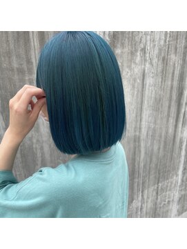 ファースト 泉中央店(first) ハイトーンカラー/ブルーシルバー/20代30代40代
