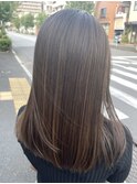 【透明感】ハイライトカラー×ブリーチオンカラー/新越谷 南越谷