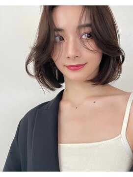 ベル 表参道店(Belle) 大人気韓国風ヘア 前髪無しの小顔タンバルモリヘア