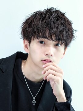 リップス 横浜(LIPPS) 波巻きスパイラルツイストスパイラルパーママッシュメンズ