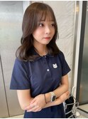 (lilley内堀)韓国ヘア×グレージュ