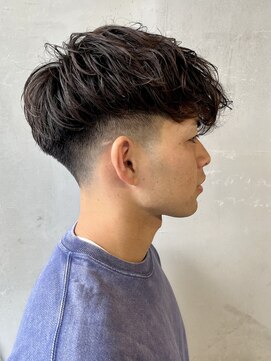 フランクスバーバーリザーブ 人形町店(FRANK’S BARBER RESERVE) 前下がりソフトツイストパーマ　ｙ