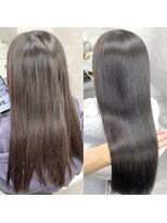 ランド 千葉(land)&nbsp;髪質改善カラー　暗めグレー