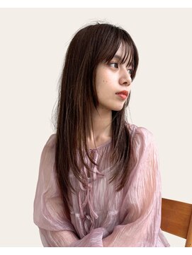 ジュール 銀座(Joule) 銀座駅/ブリーチなしダブルカラー/酸性ストレート/韓国/韓国ヘア