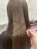 【 縮毛矯正＋カット＋2STEPトリートメント 】